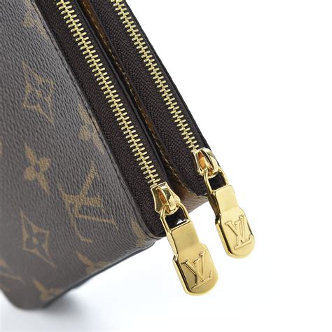 louis vuitton double pochette|louis vuitton double zip wallet.